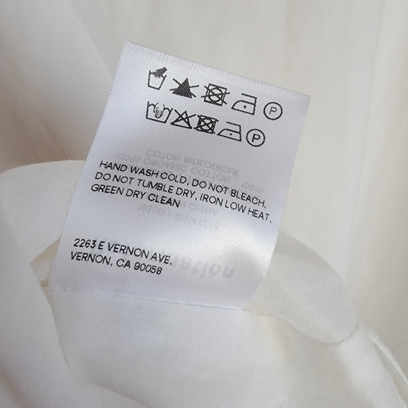 Reformation Driftwood Dress in Ivory size XL NWT - Picture 9 of 10